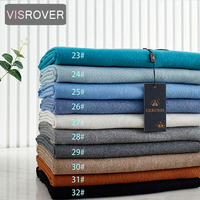 VISROVER nowy 32 kolory kobieta zima szalik moda kobieta szale kaszmirowy handfeeling zima okłady jednolity kolor hidżab na zimę szalik 1